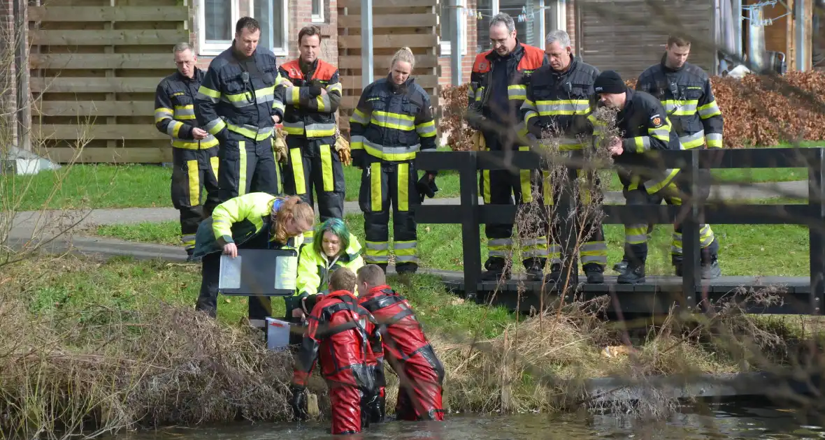 Meerkoet raakt verstrikt en wordt gered door brandweer - Foto 6