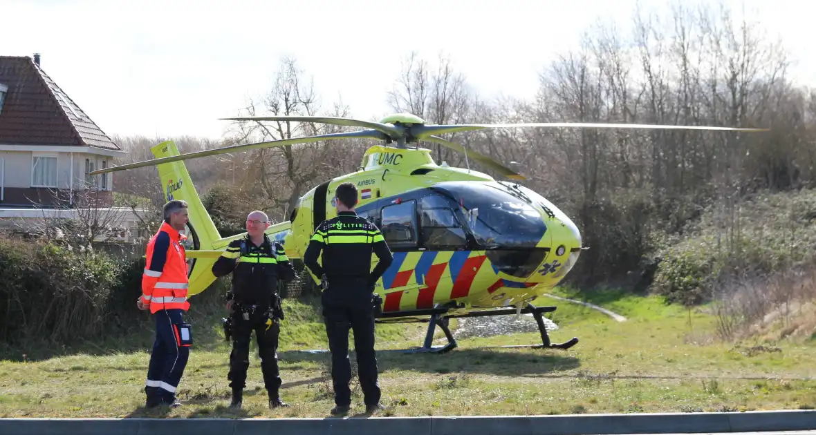 Traumahelikopter ingezet voor incident - Foto 3