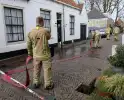 Riool gespoeld vanwege gaslekkage