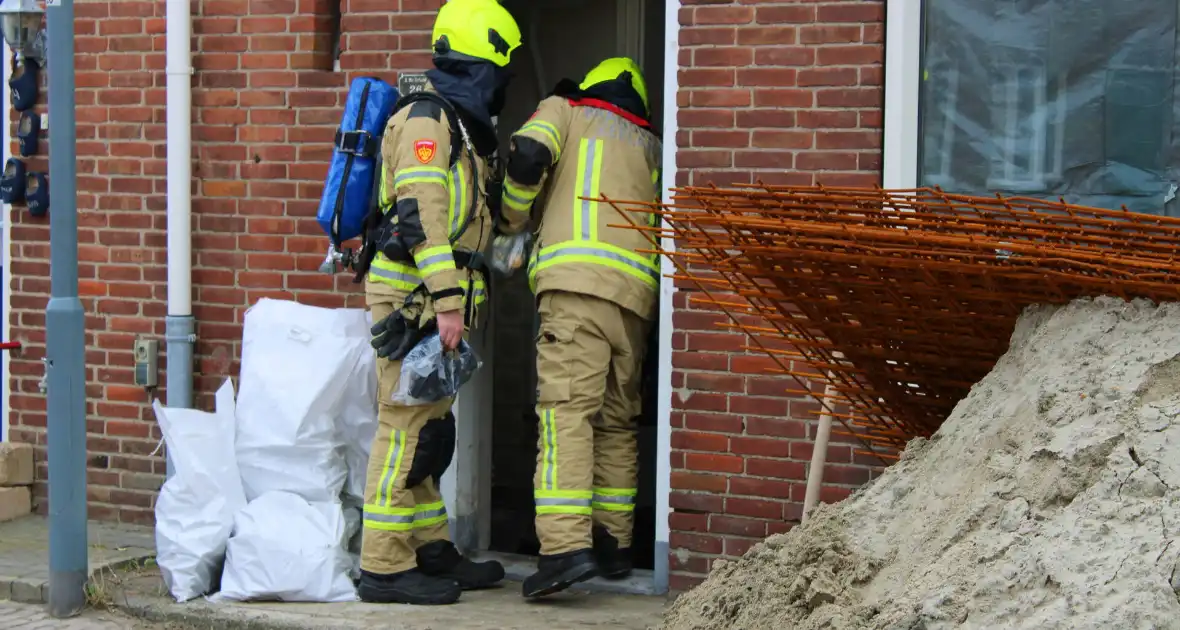 Gaslek in woning tijdens verbouwing - Foto 1