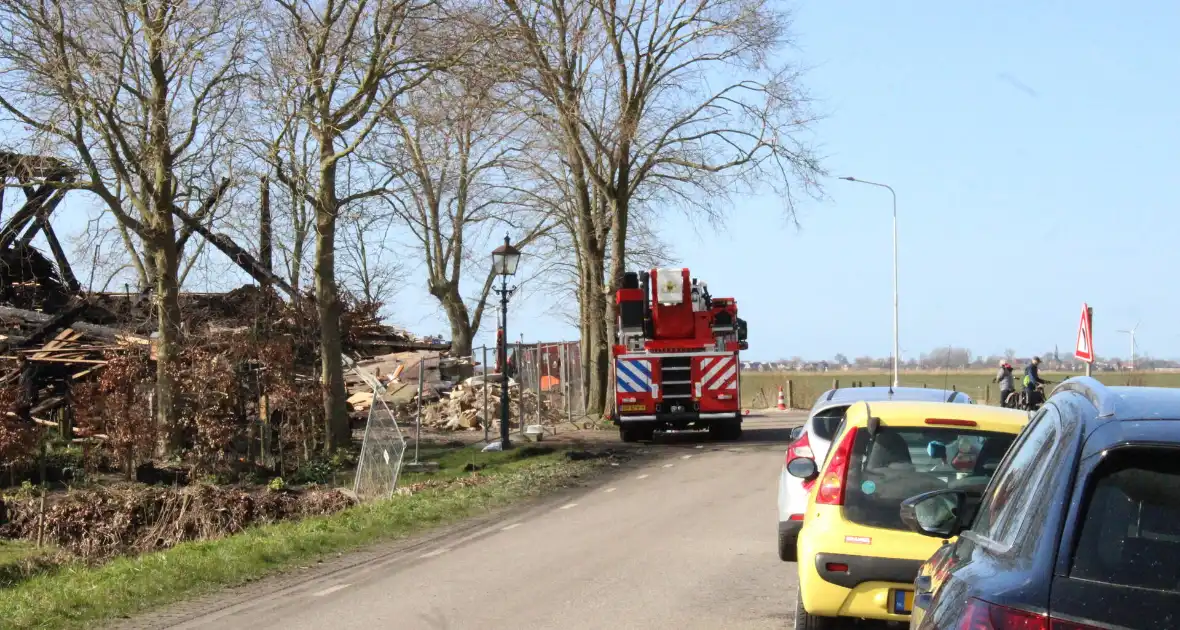 Brandweer nu echt klaar met nablussen