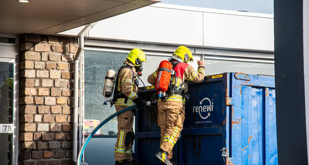 Brand in grote bouwcontainer - Foto 6
