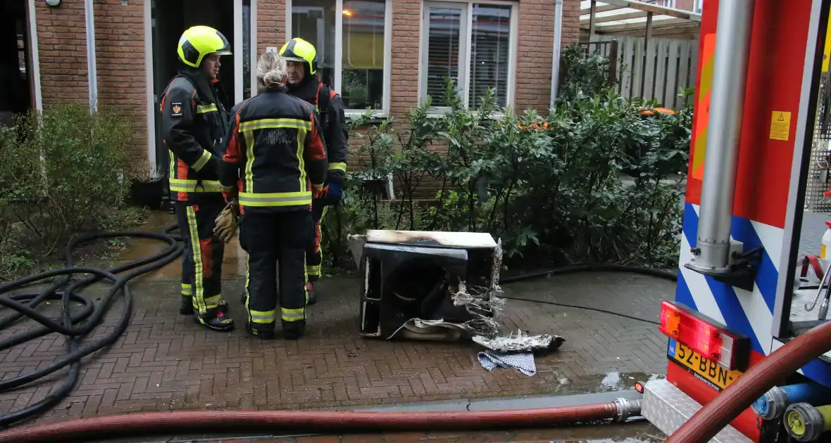 Brand op zolderetage van woning