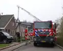 Woning beschadigd door brand in schuur