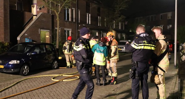 Brand in woning na explosie - Afbeelding 1