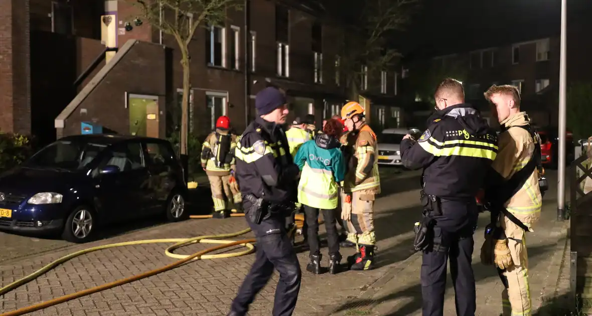 Brand in woning na explosie - Foto 1