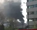 NL-Alert vanwege grote brand in leegstaand bedrijf