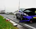 Ravage na botsing tussen auto en vrachtwagen