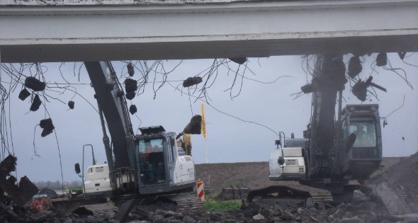 Sloop viaduct in volle gang - Afbeelding 5