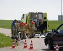 Motorrijder gewond bij aanrijding met auto