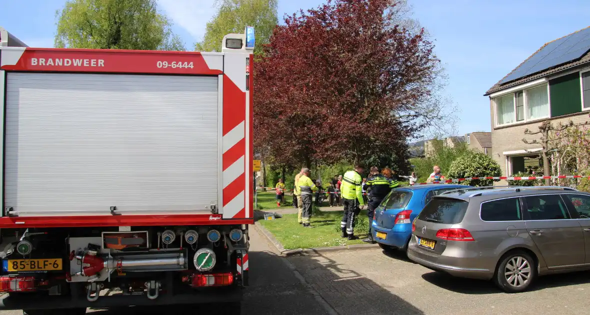 De brand in de meterkast was snel onder controle