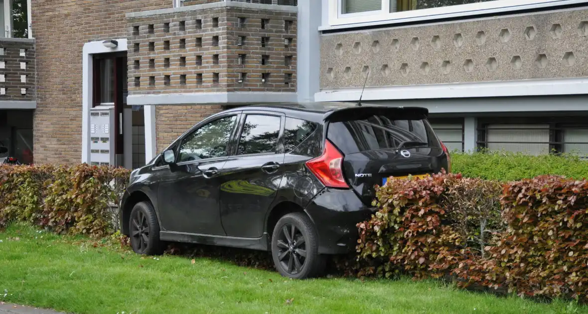 Auto ramt stroomkast belandt in bosjes - Foto 5