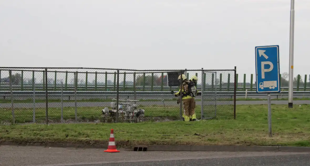 Lekkende LPG installatie bij tankstation