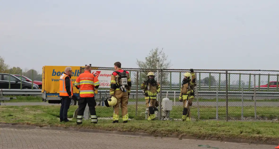 Lekkende LPG installatie bij tankstation - Foto 8