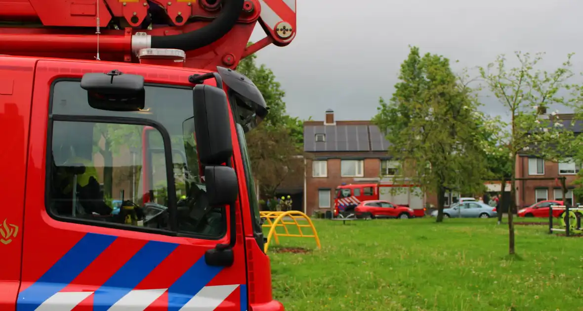 Brand in schoorsteen snel gedoofd