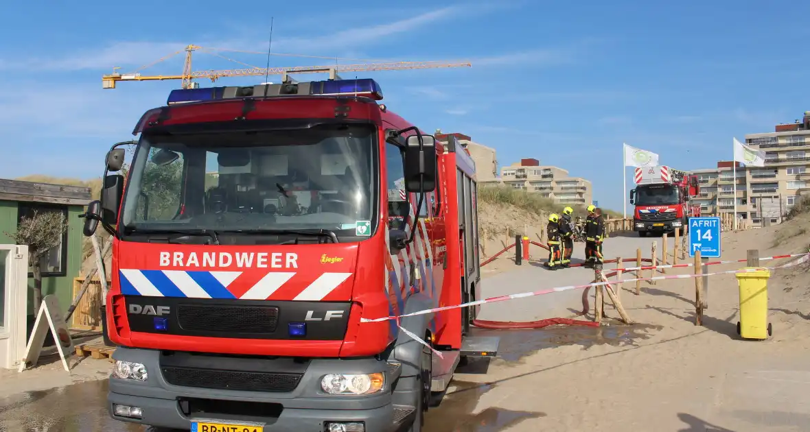 Frituur veroorzaakt brand in strandpaviljoen