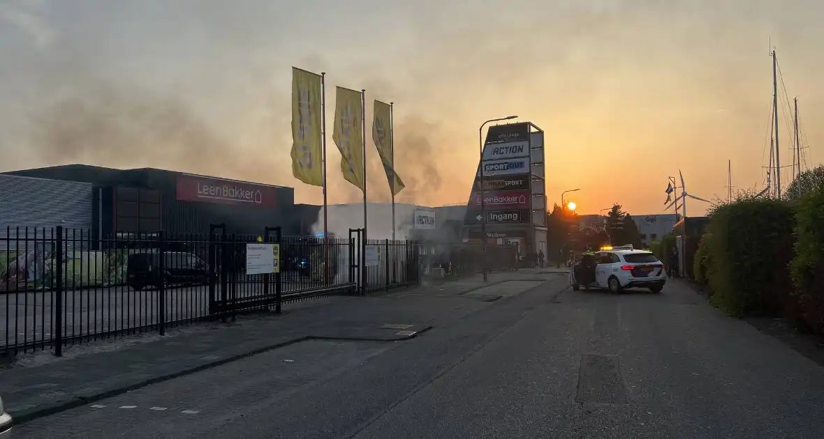 Rookontwikkeling bij brand in elektrakast - Foto 1