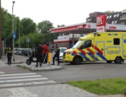 Vrouw gewond bij aanrijding met scooterrijder