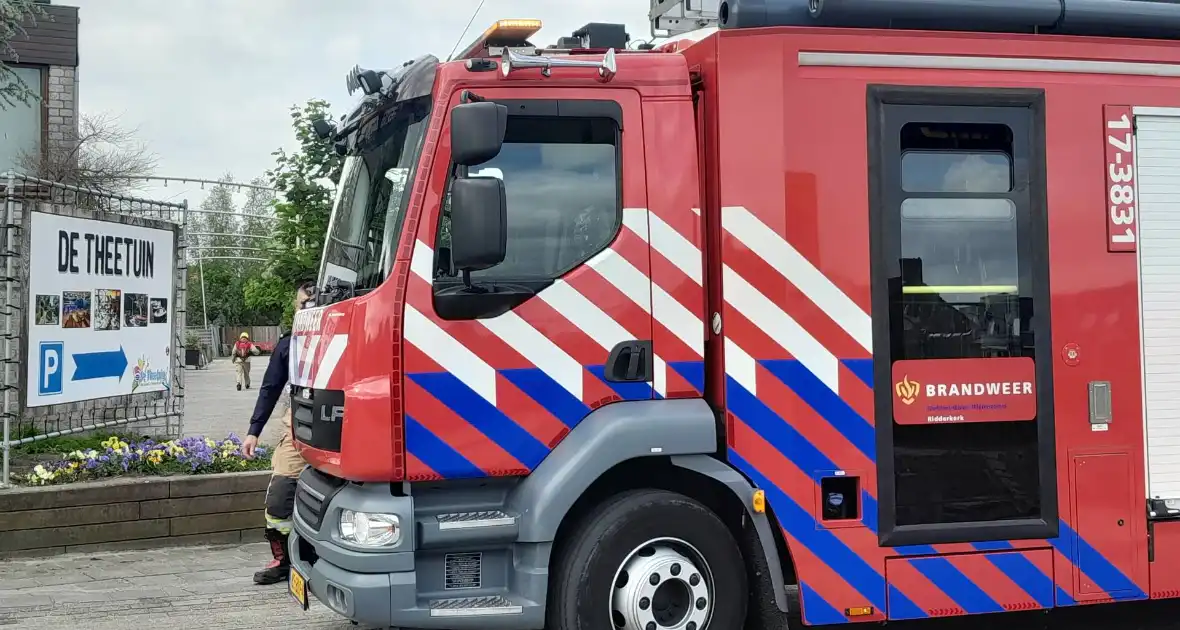 Theetuin geventileerd na brand - Foto 1