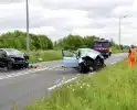 Ernstige aanrijding tussen twee voertuigen