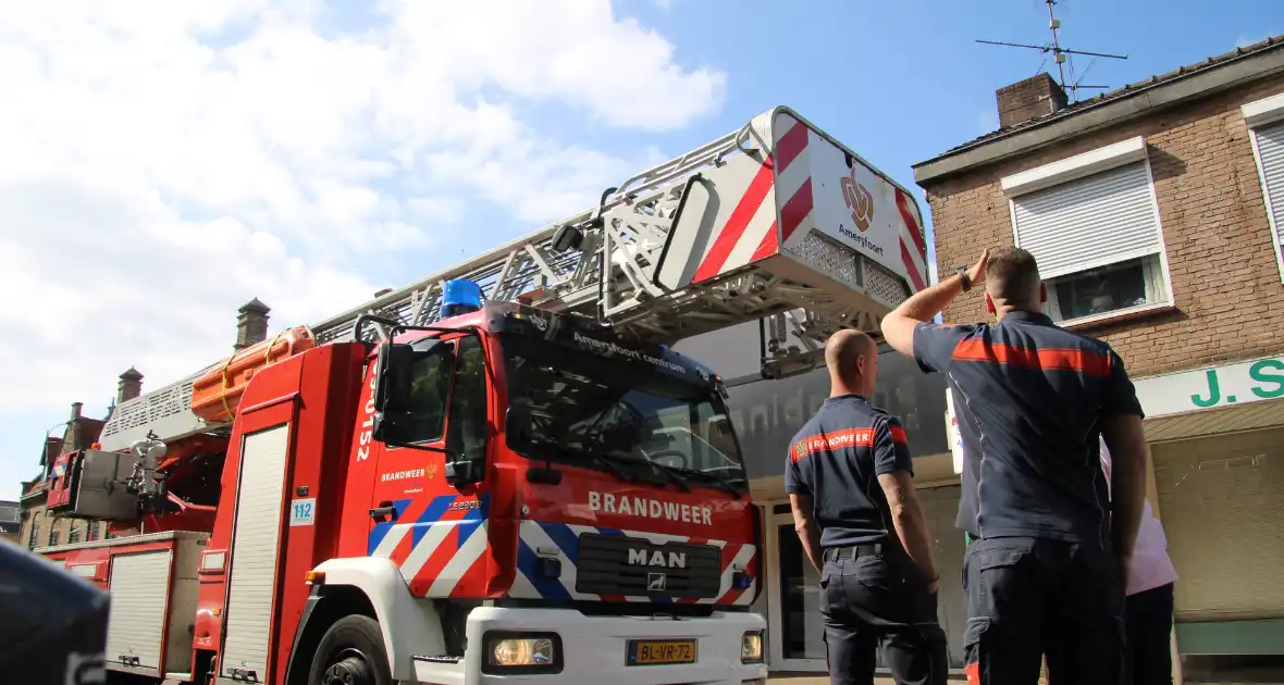 Loshangende antenne zorgt voor brandweer inzet - Foto 2