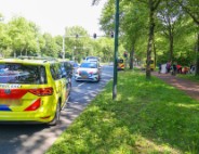 Fietser buitenbewustzijn na botsing
