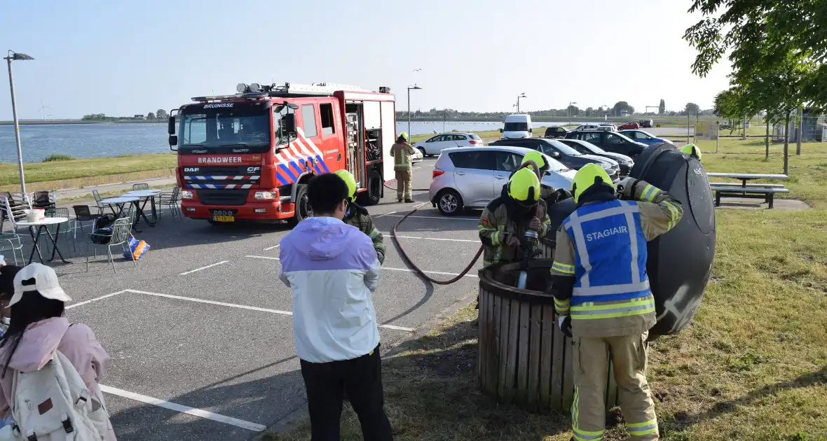 Container in brand door BBQ - Foto 8