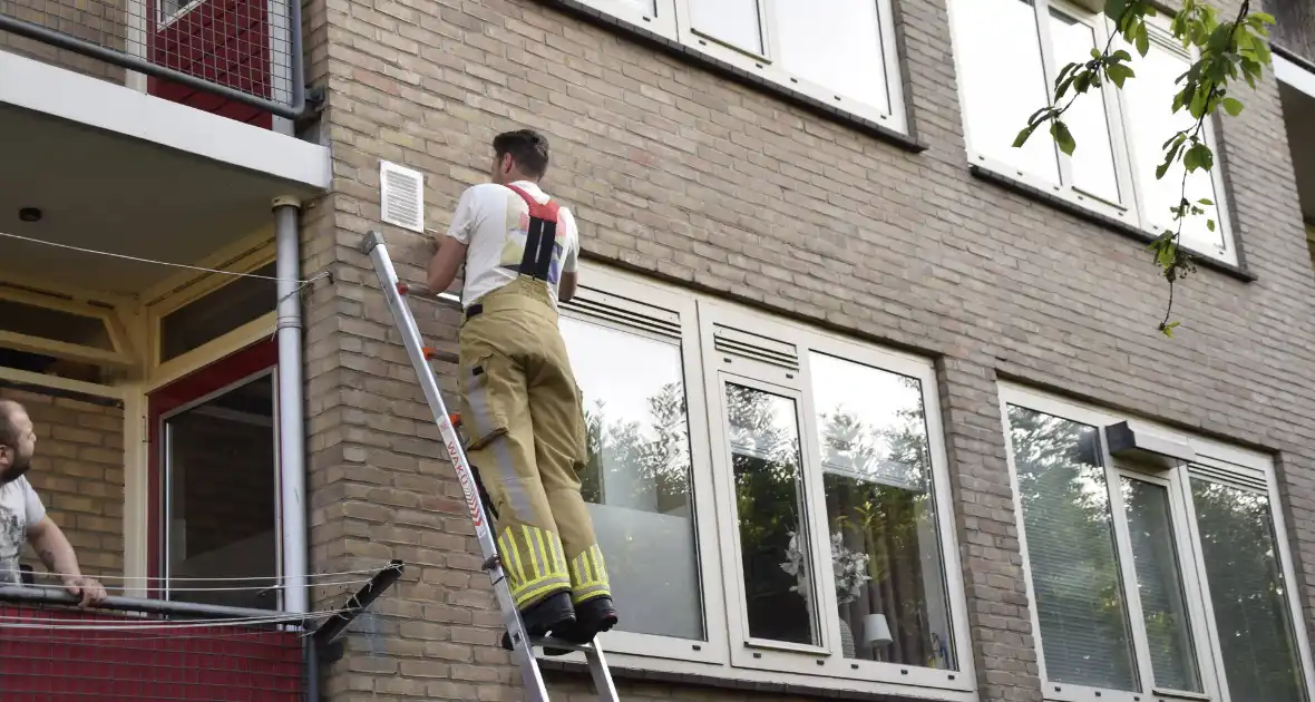 Brandweer ingezet voor vogelnest in muur - Foto 2