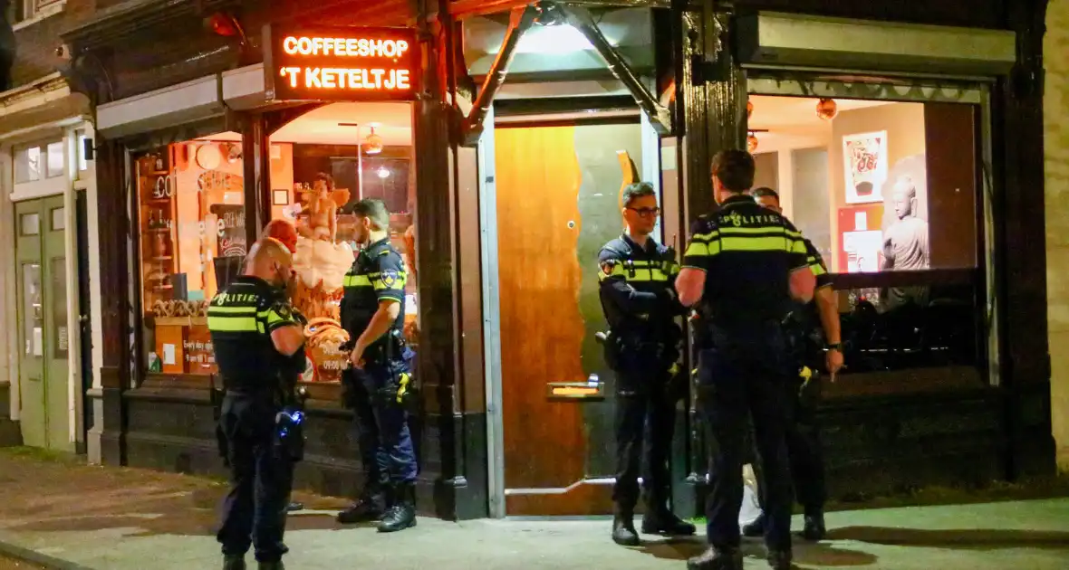 Overval op coffeeshop