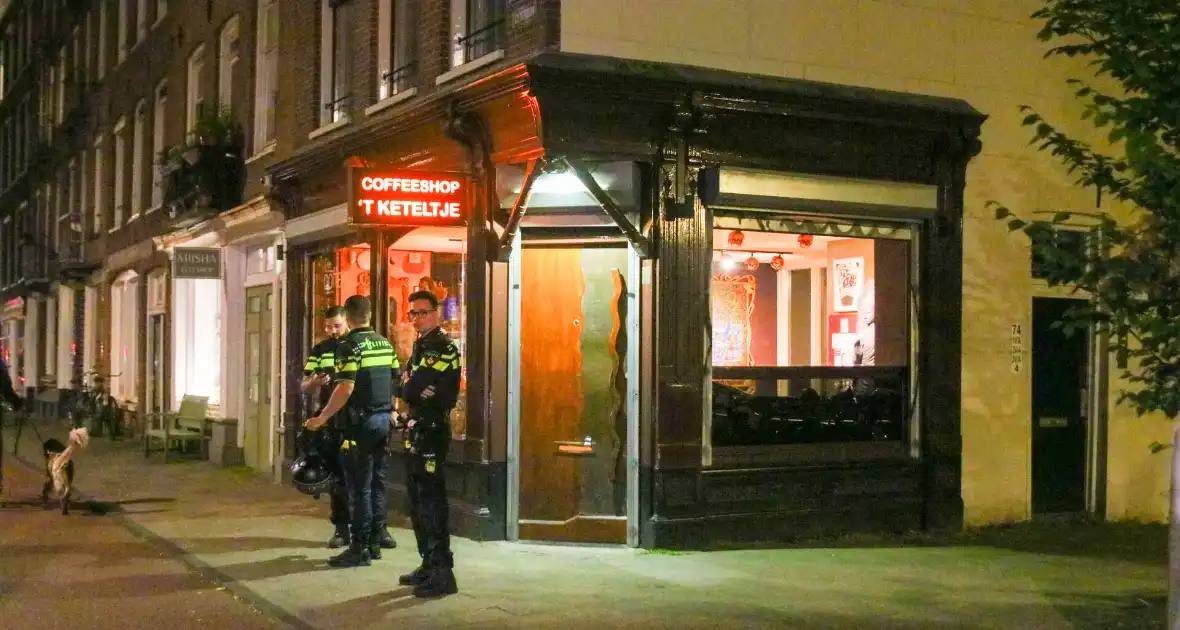 Overval op coffeeshop - Foto 1