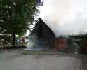Schuur van restaurant verwoest door brand