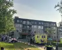 Appartementencomplex ontruimd vanwege hevige brand