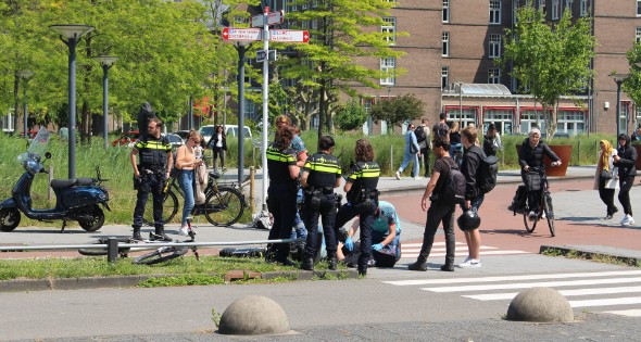 Fietser en scooter betrokken bij ongeval op fietspad - Afbeelding 3