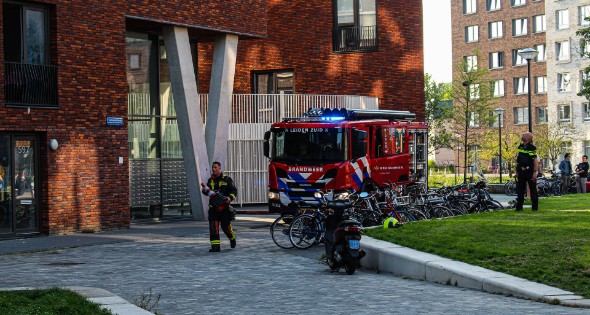 Brand in woning op achtste etage - Afbeelding 3
