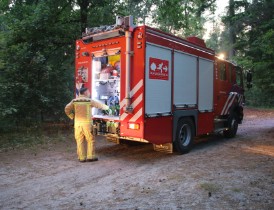 Beginnende bosbrand snel onder controle