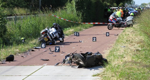 Motoragent betrokken geraakt bij een ongeluk - Afbeelding 17