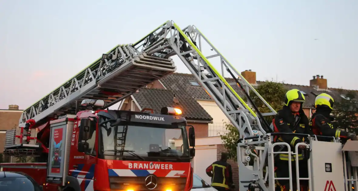 Brandweer ingezet voor gans op dak van schuur - Foto 5