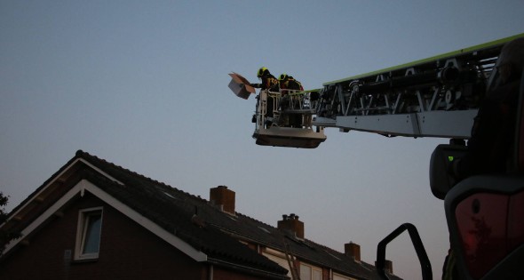Brandweer ingezet voor gans op dak van schuur - Afbeelding 6