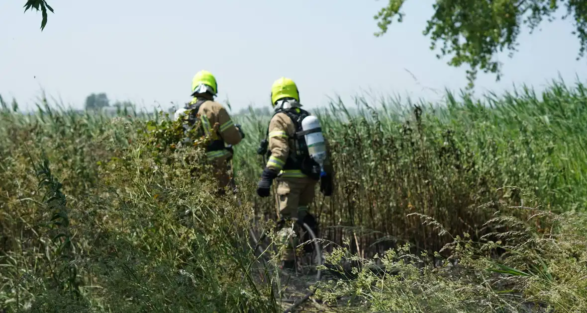 Meters in vlammen opgegaan bij brand in recreatiegebied De Vliegers - Foto 4