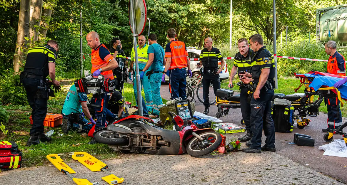 Meerdere slachtoffers ernstig gewond bij aanrijding