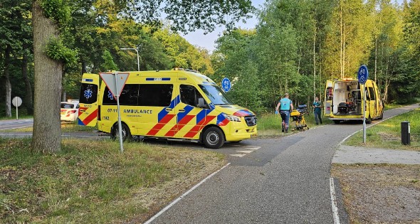 Scooterrijder ernstig gewond na harde val