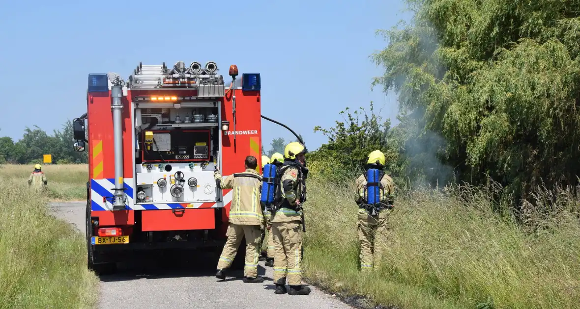 Brand in weiland berm en schuur - Foto 4