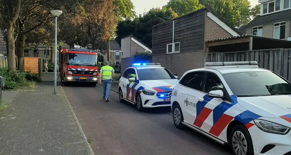 Brand in achtertuin geblust - Foto 1