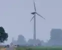 Brand boven in windmolen