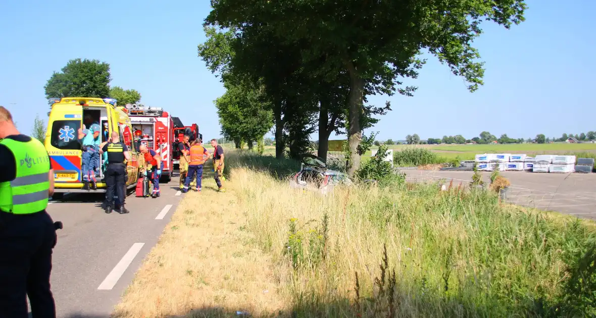 Automobilist frontaal in botsing met boom - Foto 8