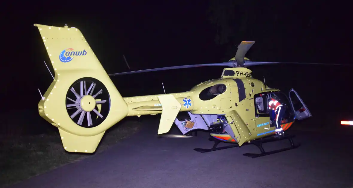 Nachtelijke inzet van traumahelikopter in polder - Foto 3