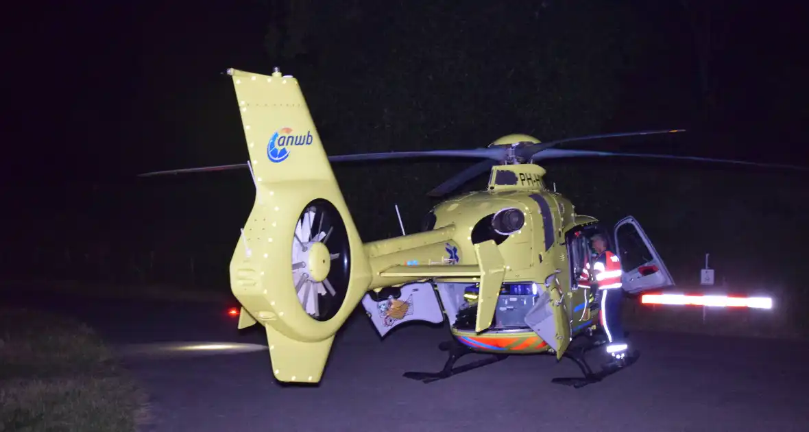 Nachtelijke inzet van traumahelikopter in polder - Foto 4