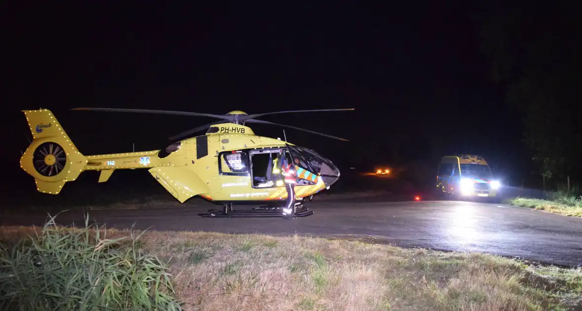 Nachtelijke inzet van traumahelikopter in polder - Foto 6