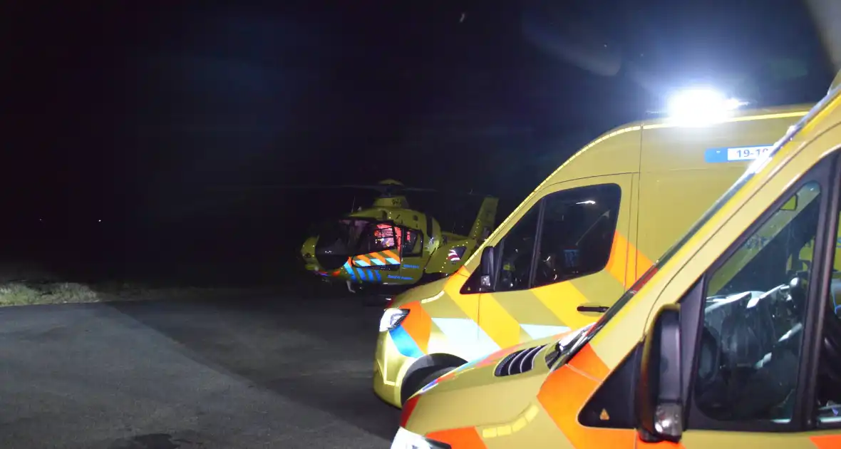 Nachtelijke inzet van traumahelikopter in polder - Foto 7