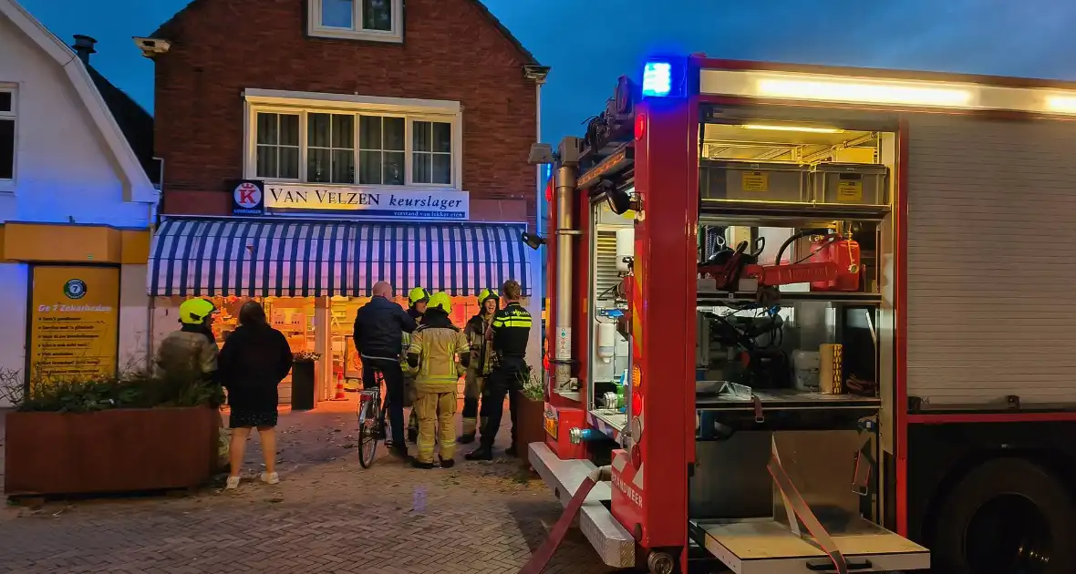 Brand in slagerij snel onder controle - Foto 7